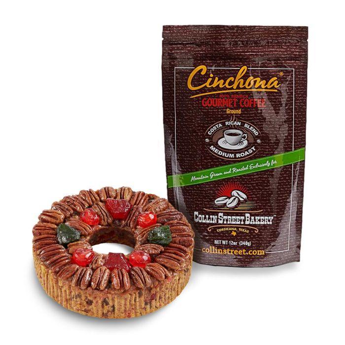 DeLuxe® Fruitcake & Coffee Gift Set