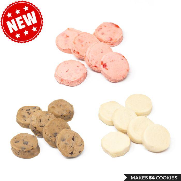 Ready to Bake Cookie Dough Assorted 3-Pack