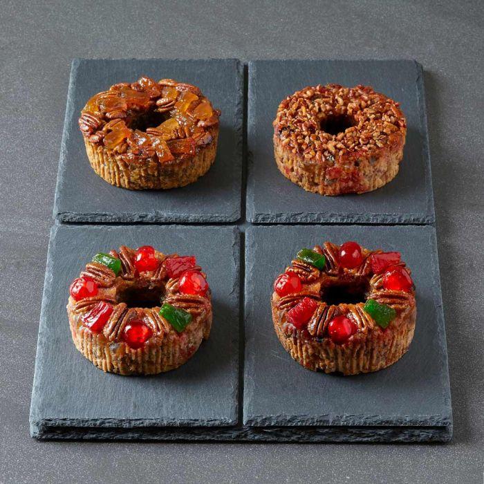 Set of 4 Miniature Pecan Cakes