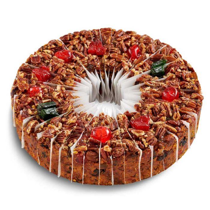 Sliced Large DeLuxe® Fruitcake