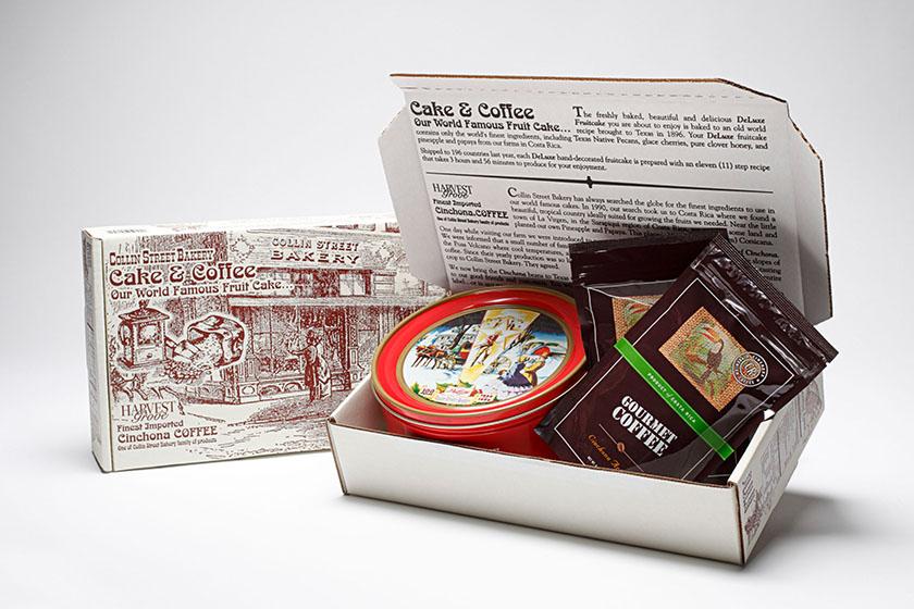 Regular DeLuxe® Fruitcake & Coffee Gift Set