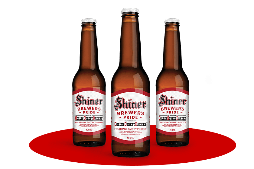 Shiner’s 'Brewer’s Pride' CSB Fruitcake Porter 3-Bottles