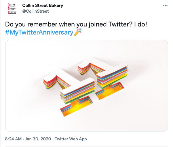 collin-street-bakery-twitter-anniversary-tweet